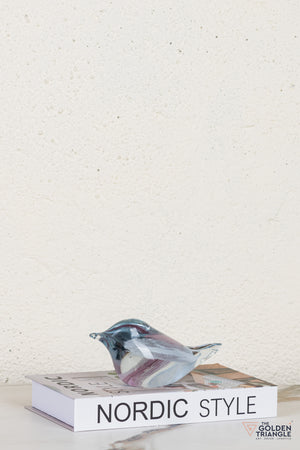 Nuvira Bird Glass Sculpture - C