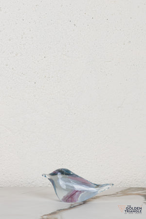 Nuvira Bird Glass Sculpture - C