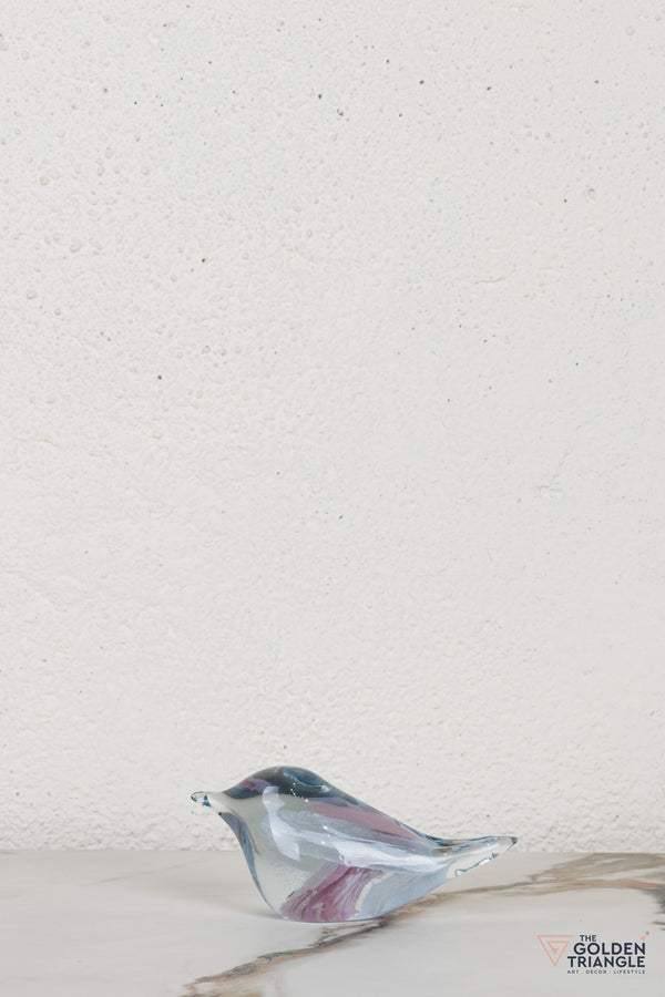 Nuvira Bird Glass Sculpture - C
