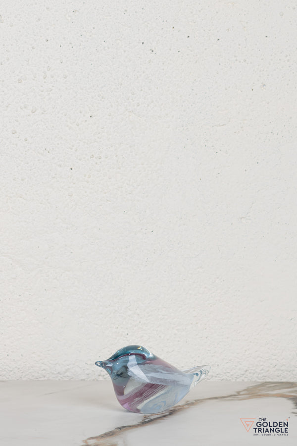 Nuvira Bird Glass Sculpture - C
