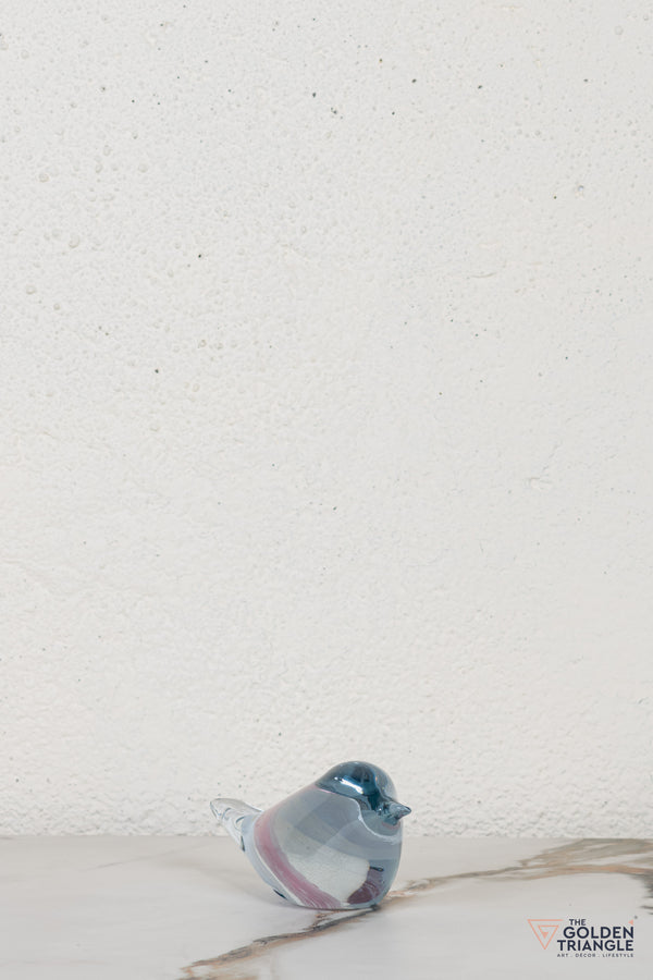 Nuvira Bird Glass Sculpture - C