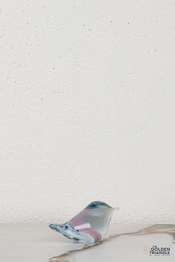 Nuvira Bird Glass Sculpture - C