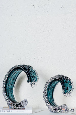 Cyris Crystal Sculpture  - Smoke