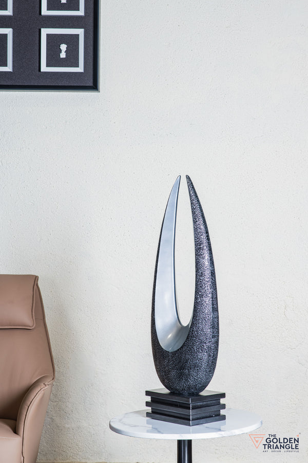 Noa Abstract Sculpture - Silver