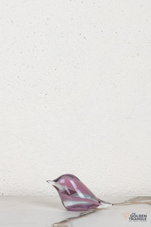 Nuvira Bird Glass Sculpture - D