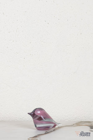 Nuvira Bird Glass Sculpture - D