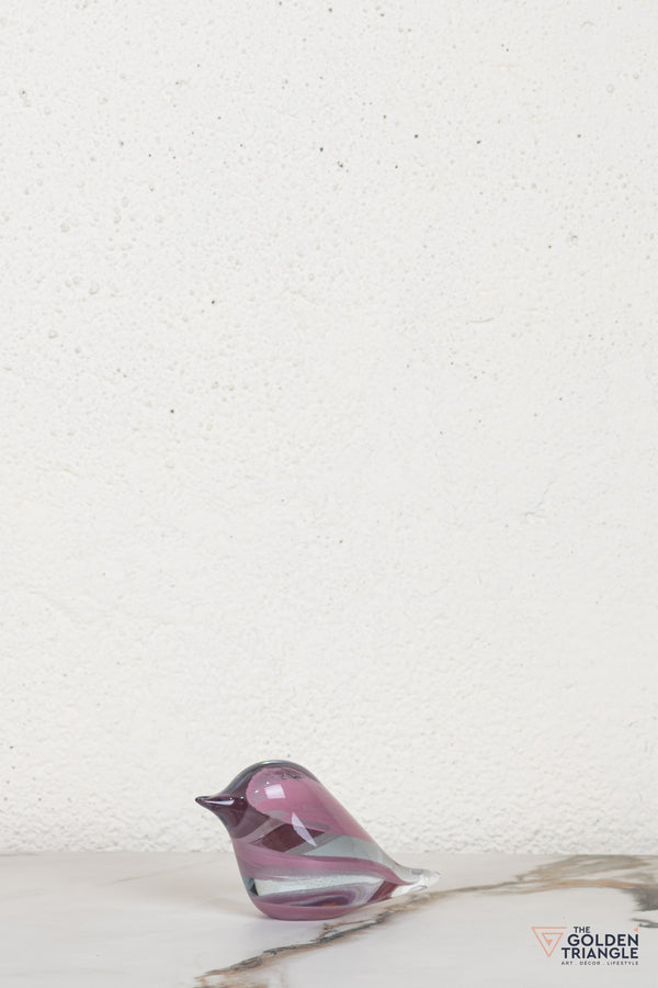 Nuvira Bird Glass Sculpture - D