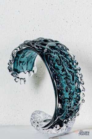 Cyris Crystal Sculpture  - Smoke