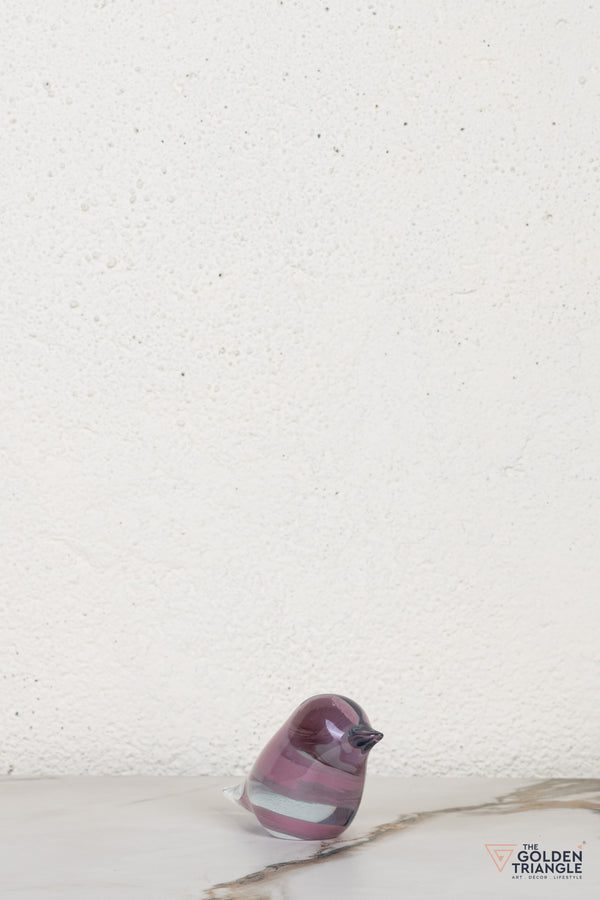 Nuvira Bird Glass Sculpture - D