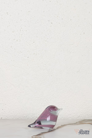 Nuvira Bird Glass Sculpture - D