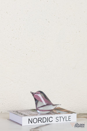 Nuvira Bird Glass Sculpture - A