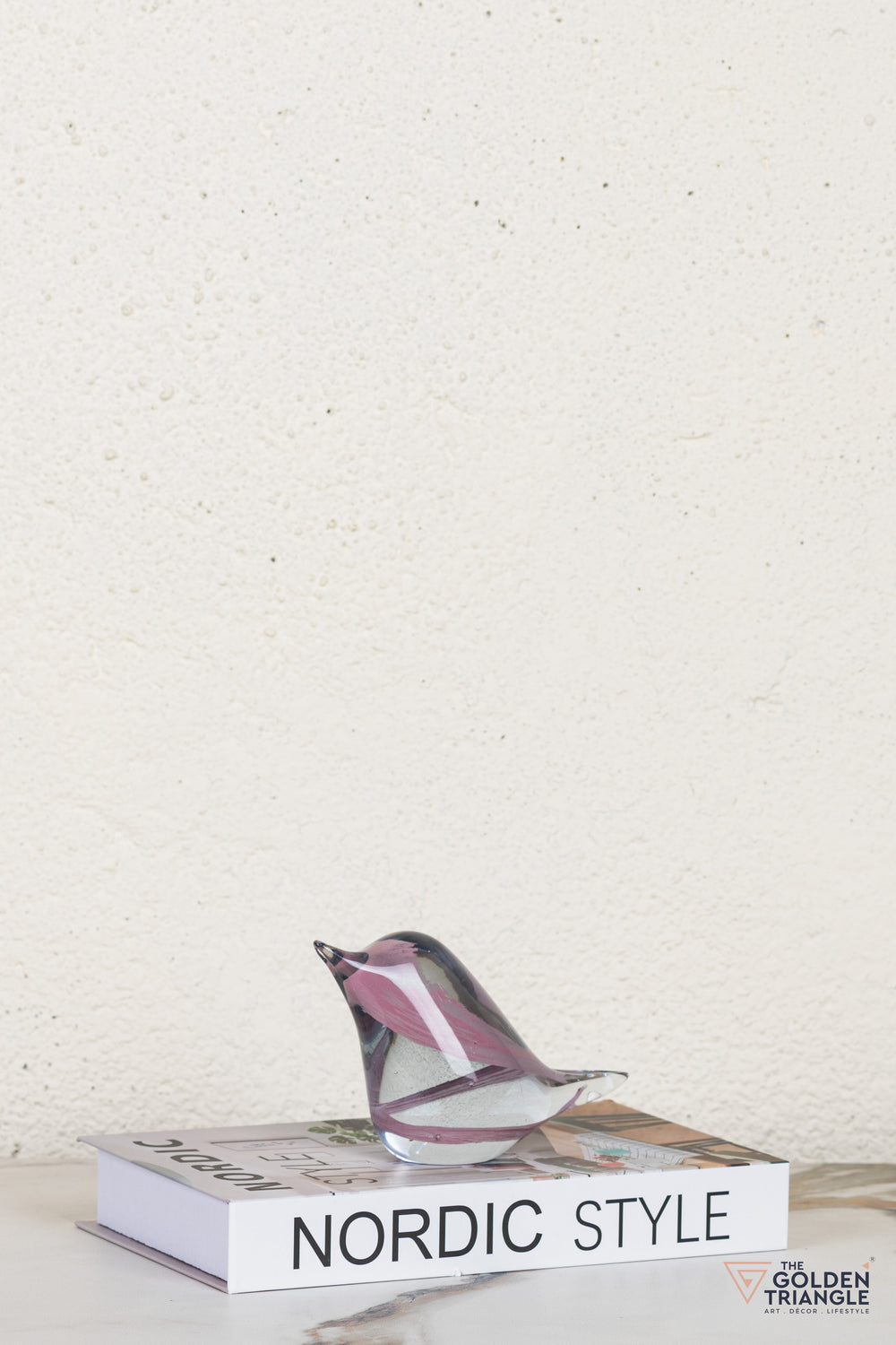 Nuvira Bird Glass Sculpture - A