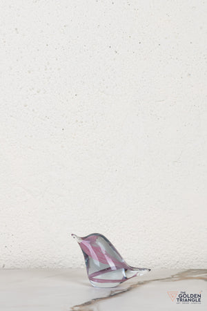Nuvira Bird Glass Sculpture - A
