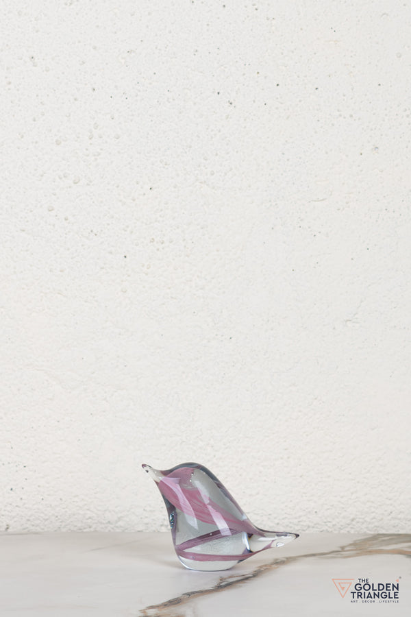 Nuvira Bird Glass Sculpture - A