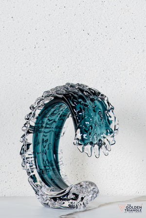 Cyris Crystal Sculpture  - Smoke