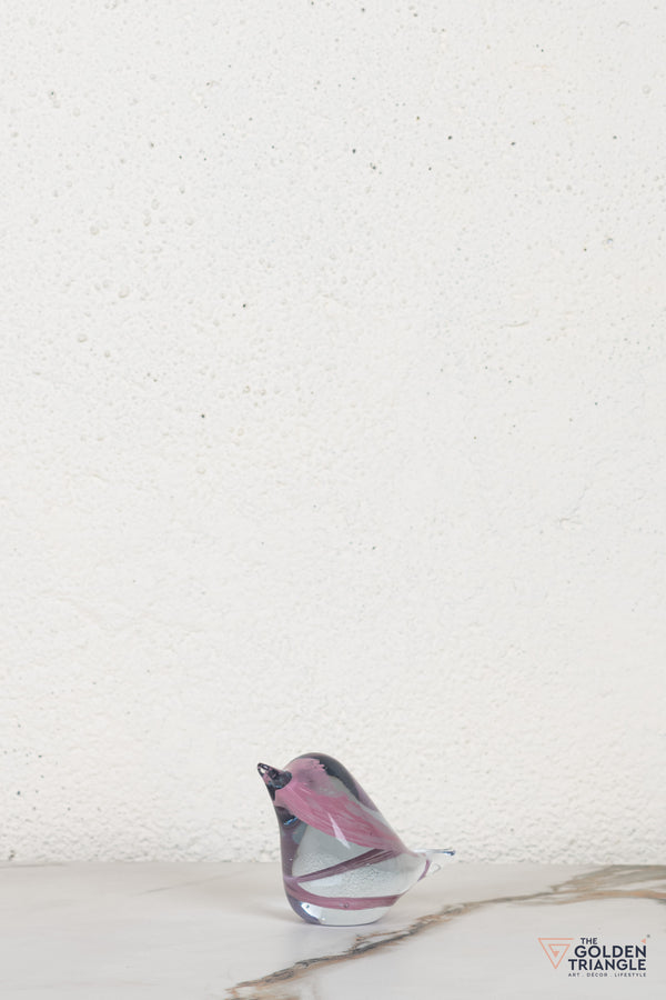 Nuvira Bird Glass Sculpture - A