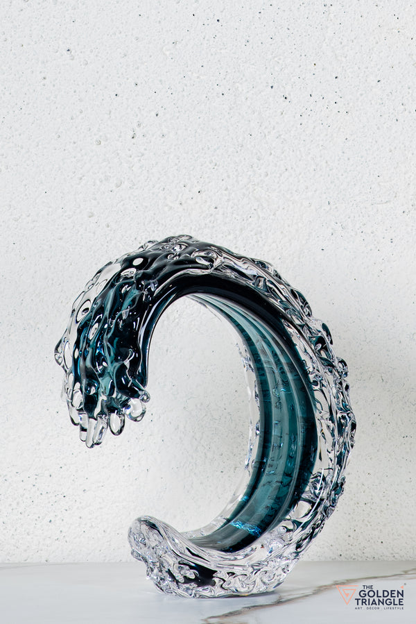 Cyris Crystal Sculpture  - Smoke
