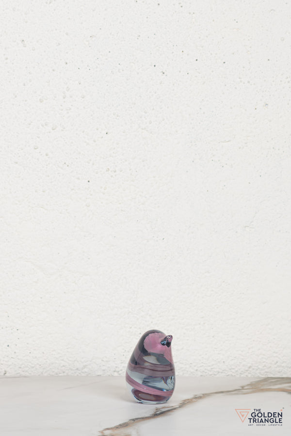 Nuvira Bird Glass Sculpture - A