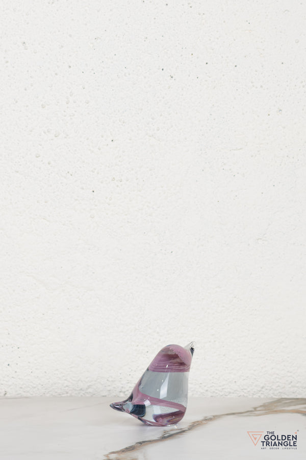 Nuvira Bird Glass Sculpture - A