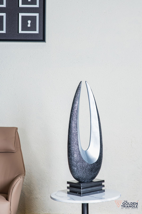 Noa Abstract Sculpture - Silver
