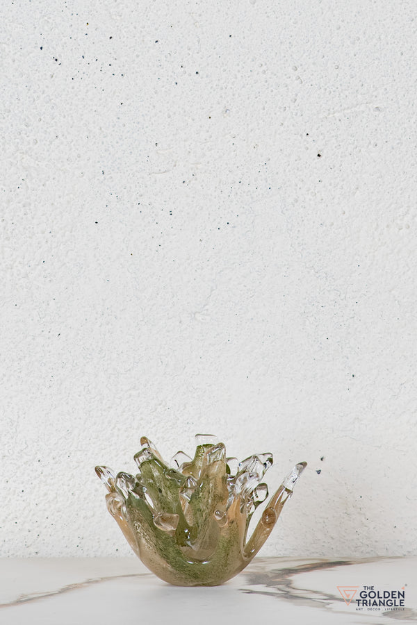 Voss Glass Candle Stand