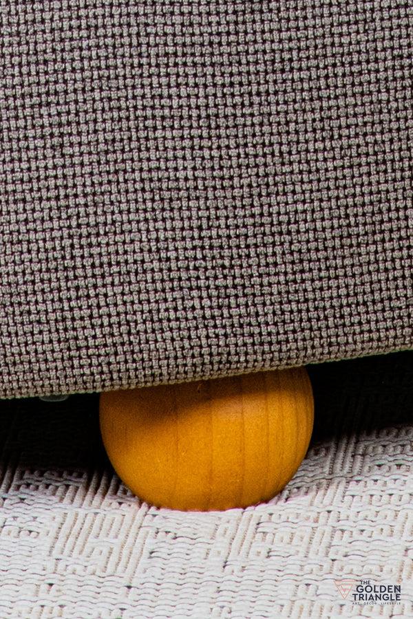 Astral Fabric Storage Bench - Greige