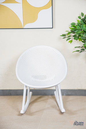 Novella Outdoor Rocking Chair - White