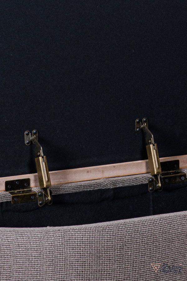 Astral Fabric Storage Bench - Greige