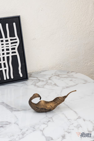 Cyris Metal Abstract Decor - Bronze