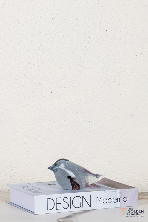 Miraslis Bird Glass Sculpture - A