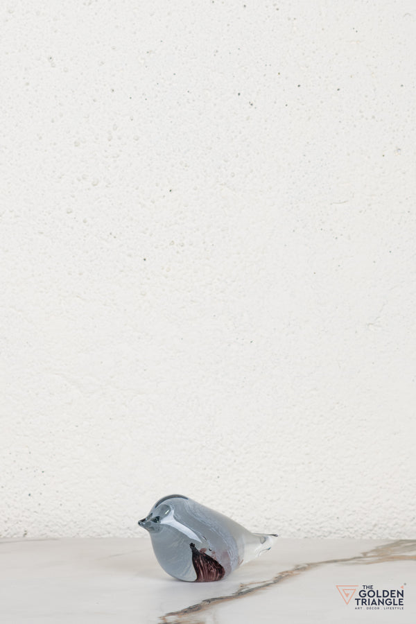 Miraslis Bird Glass Sculpture - A