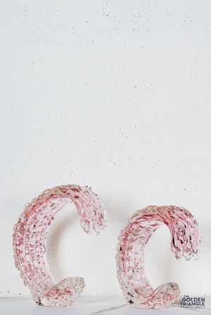 Cyris Crystal Sculpture  - Pink