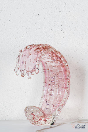 Cyris Crystal Sculpture  - Pink