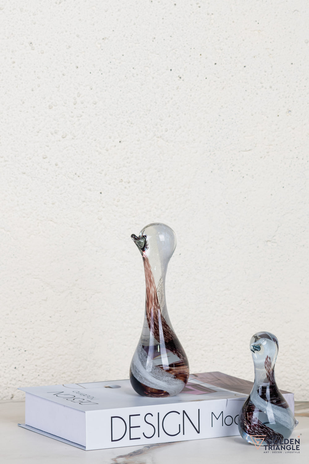 Pristal Bird Glass Table Top Decor