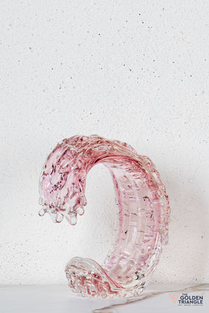 Cyris Crystal Sculpture  - Pink