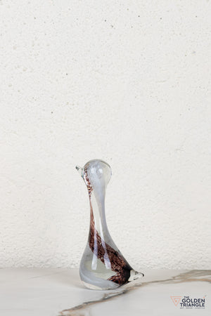 Pristal Bird Glass Table Top Decor