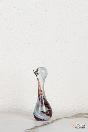 Pristal Bird Glass Table Top Decor