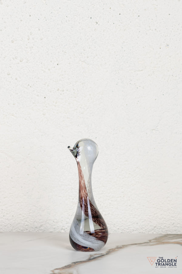 Pristal Bird Glass Table Top Decor