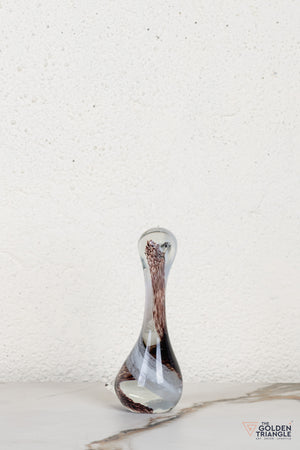 Pristal Bird Glass Table Top Decor