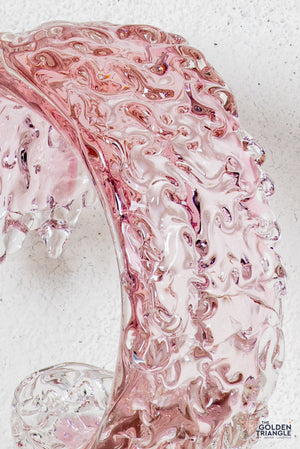 Cyris Crystal Sculpture  - Pink