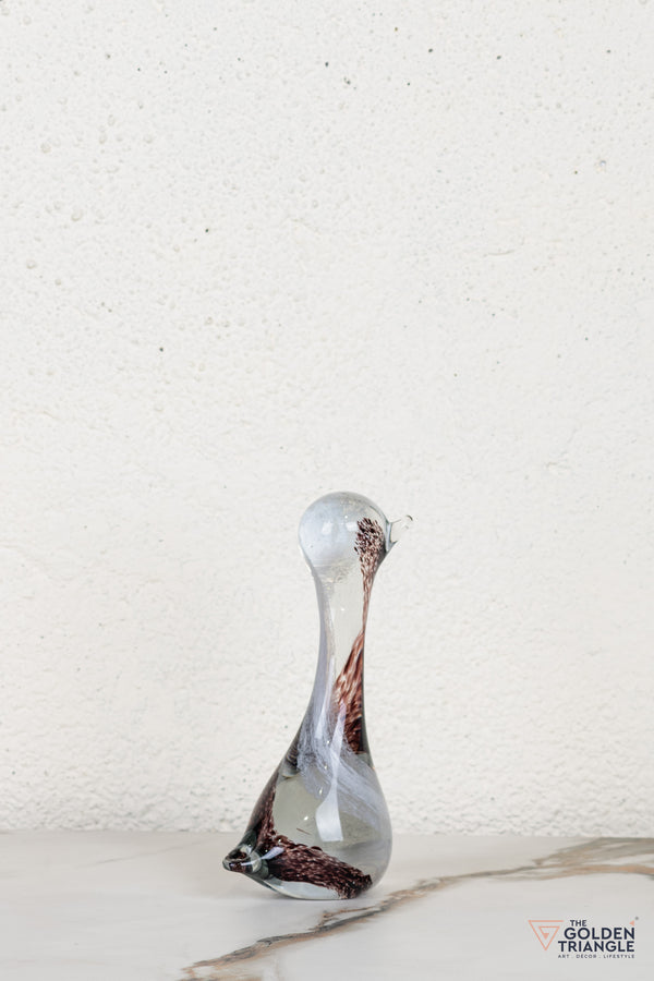 Pristal Bird Glass Table Top Decor