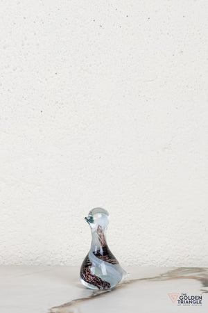 Pristal Bird Glass Table Top Decor