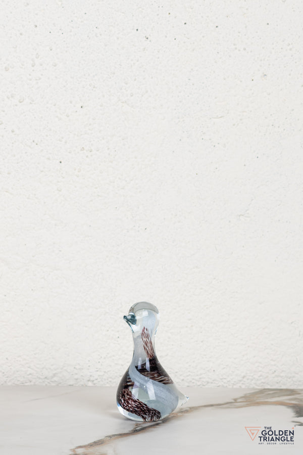 Pristal Bird Glass Table Top Decor