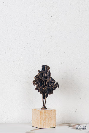 Lyvon Abstract Sculpture - Antique Black