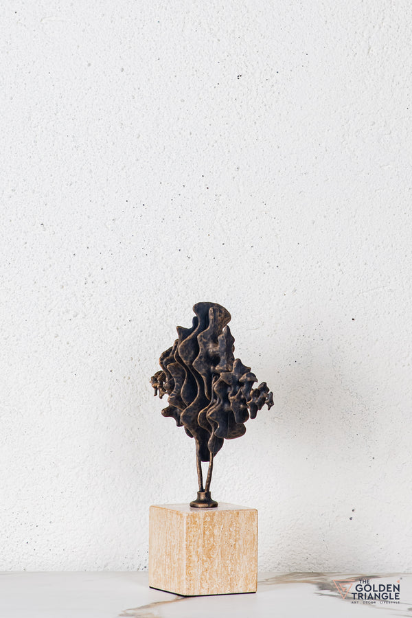 Lyvon Abstract Sculpture - Antique Black