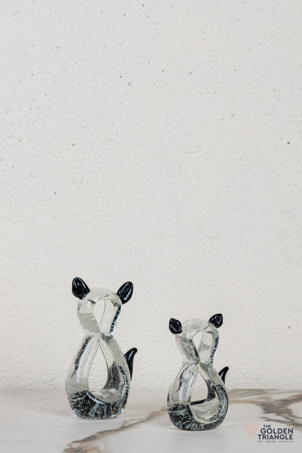 Clyne Cat Glass Table Top Decor