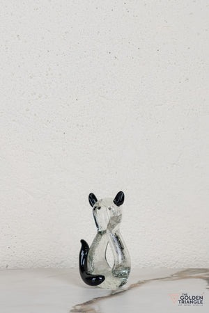 Clyne Cat Glass Table Top Decor