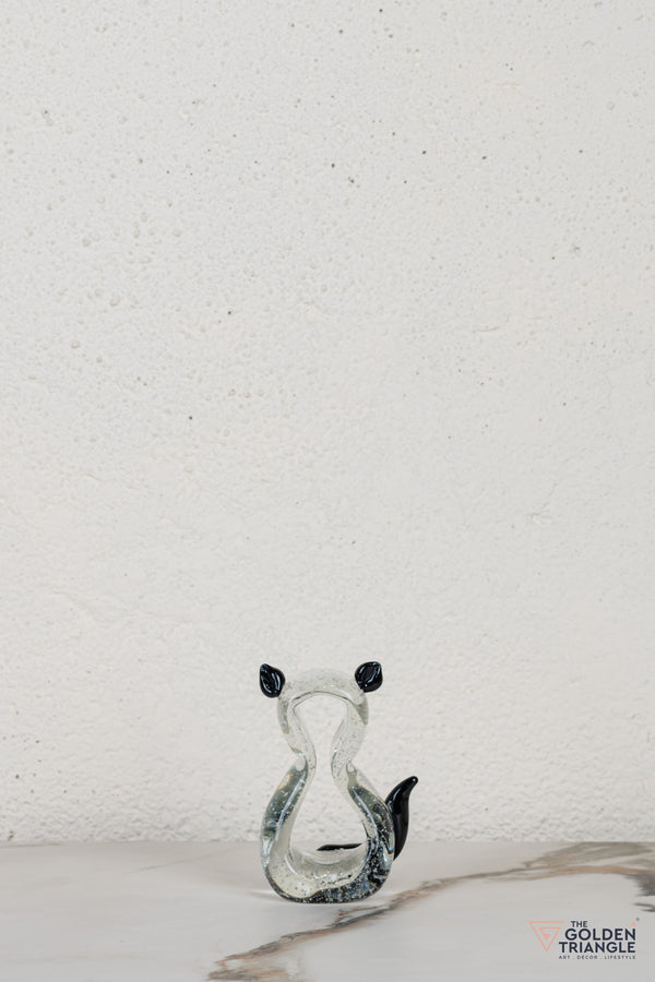 Clyne Cat Glass Table Top Decor