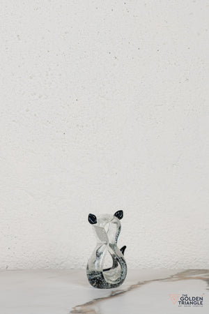 Clyne Cat Glass Table Top Decor