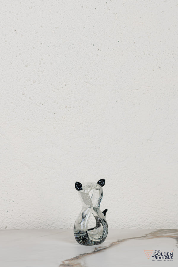 Clyne Cat Glass Table Top Decor